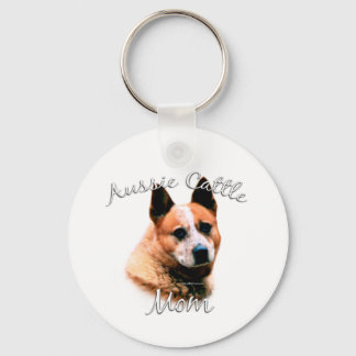 Australian Cattle Dog Mom 2 Keychain