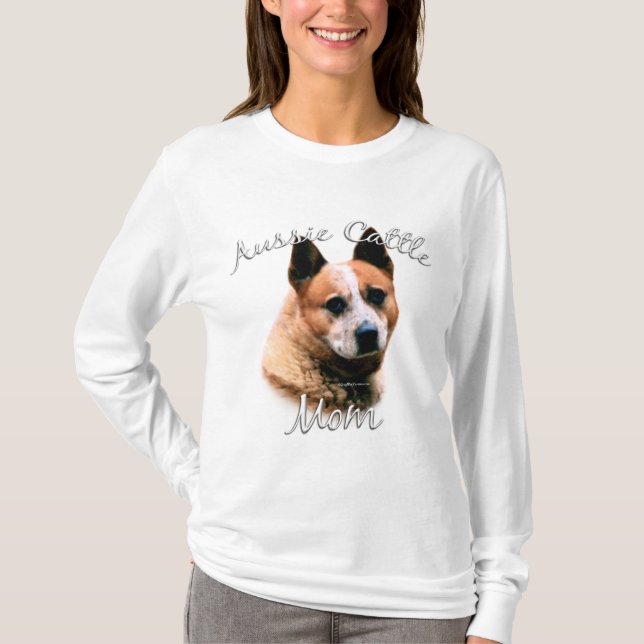Australian Cattle Dog Mom 2 T-Shirt (Front)