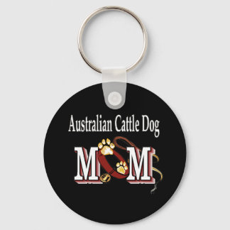 australian cattle dog mom Keychain