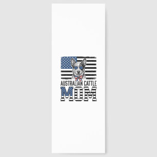 Australian Cattle Dog Mom Patriotic Vintage Shirt_ Bookmarks