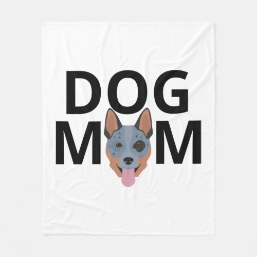 Australian cattle dog mom Premium 2 Fleece Blanket