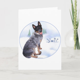 Australian Cattle Dog Noel Holiday Card