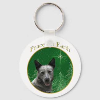 Australian Cattle Dog Peace Keychain