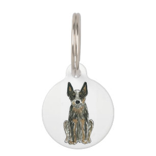 Australian Cattle Dog Pet ID Tag