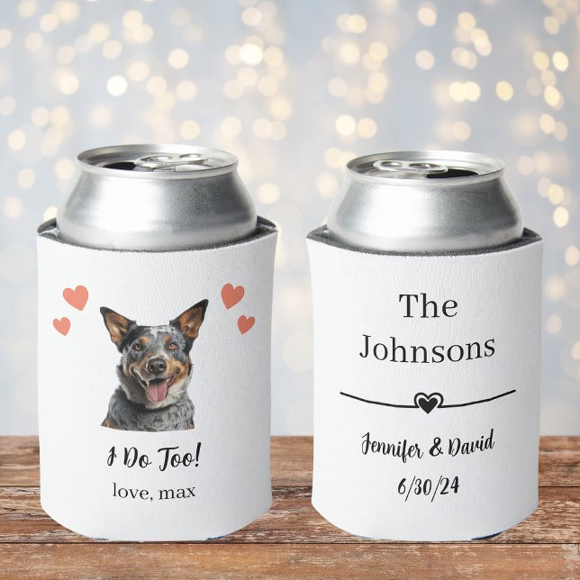 Australian Cattle Dog Pet Wedding Can Cooler (Creator Uploaded)