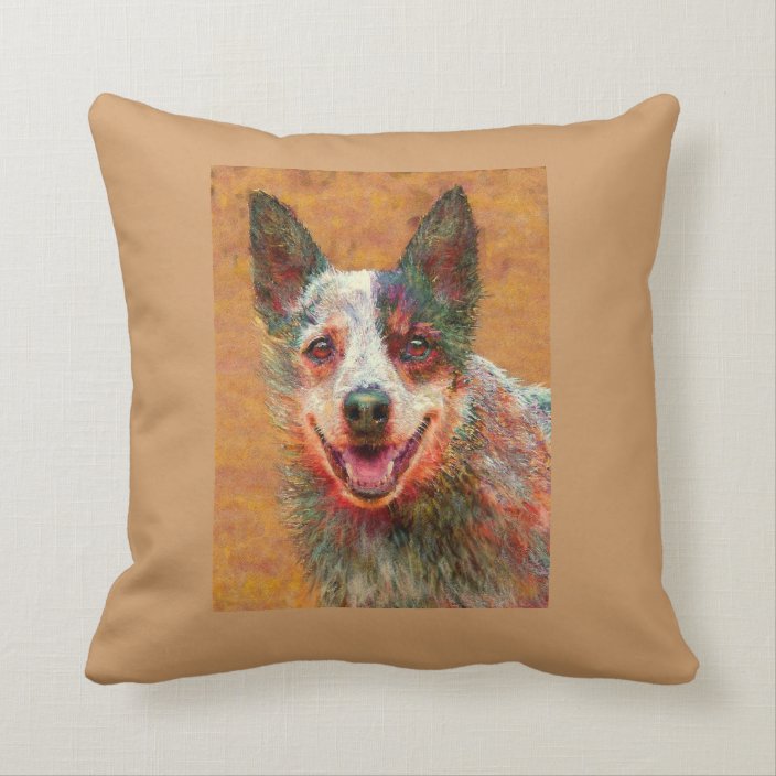 australian cattle dog pillow