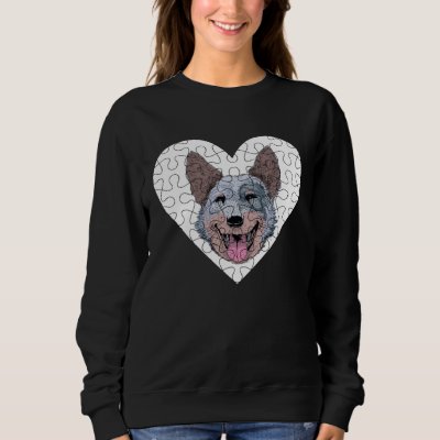 Australian Cattle Dog Puzzle Sweatshirt