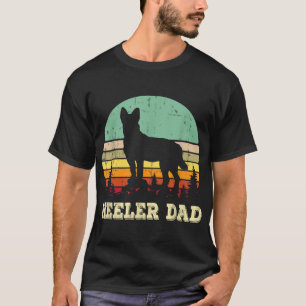 Australian Cattle Dog Red Blue Pet Heeler Dad Cute T-Shirt