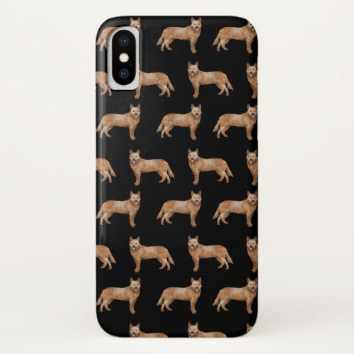 Australian Cattle Dog Red Heeler iPhone XS Case