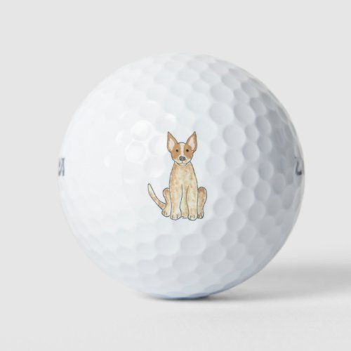 Australian Cattle Dog Red Heeler Golf Balls