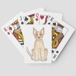 Australian Cattle Dog Red Heeler Playing Cards