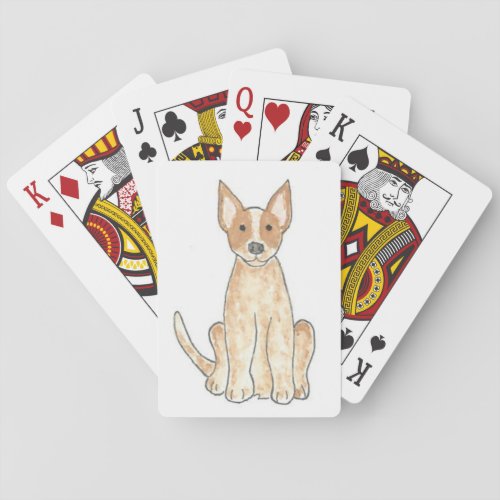Australian Cattle Dog Red Heeler Playing Cards