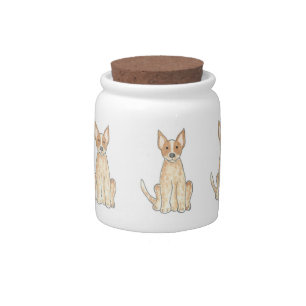 Australian Cattle Dog Red Heeler Treat Cookie Jar