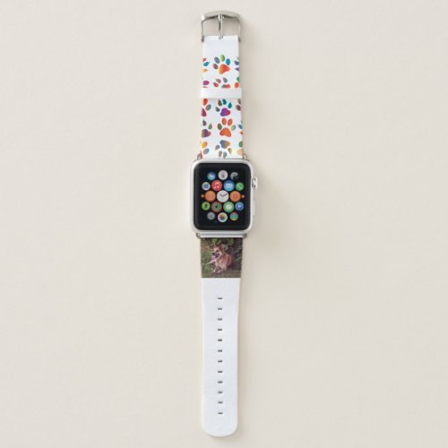 australian cattle dog red laying apple watch band