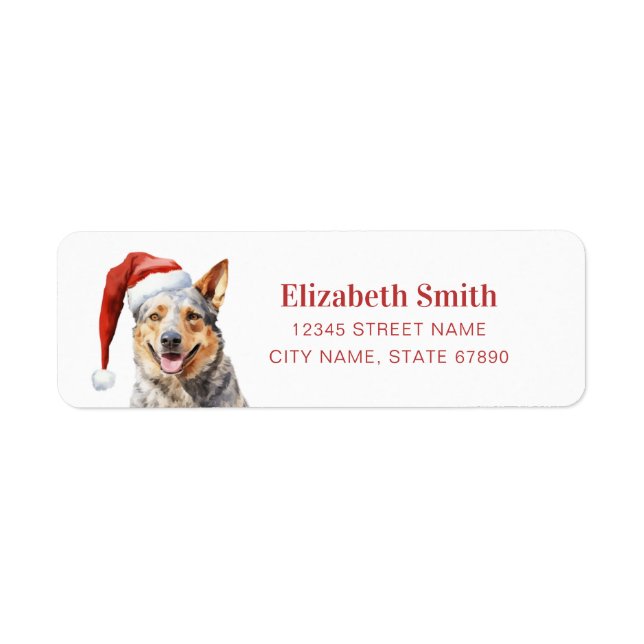 Australian Cattle Dog Return Address Labels (Front)