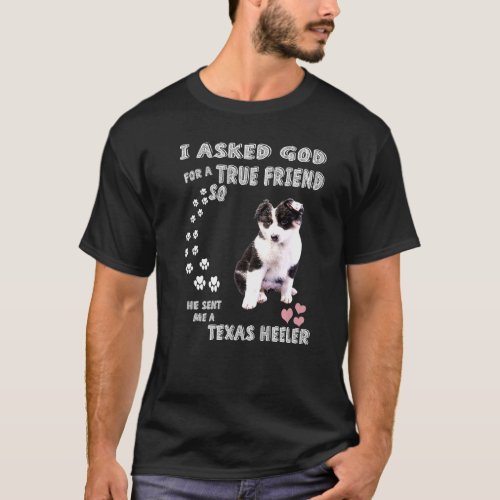 Australian Cattle Dog Shepherd Mom Dad Cute Texas  T_Shirt