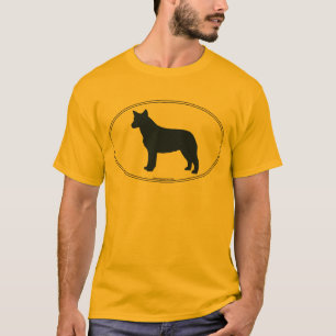Australian Cattle Dog Silhouette T-Shirt