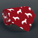 Australian Cattle Dog Silhouettes Pattern Red Tie<br><div class="desc">This original Australian Cattle Dog silhouettes pattern neck tie makes a great gift for dog dads! Available in a variety of colors, this cool tie makes a statement for anyone who loves a blue Heeler. An awesome gift for the guy who wears a tie for business, or for special events...</div>