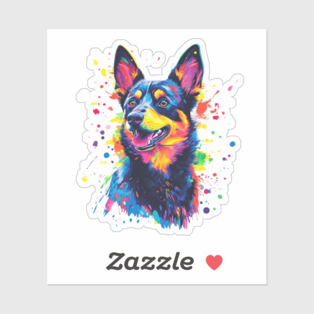 Australian Cattle Dog Sticker (Sheet)