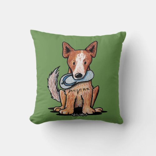 Australian Cattle Dog Throw Pillow