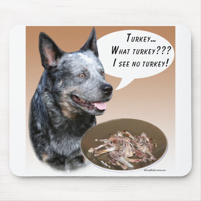 Australian Cattle Dog Turkey Mouse Pad (Front)