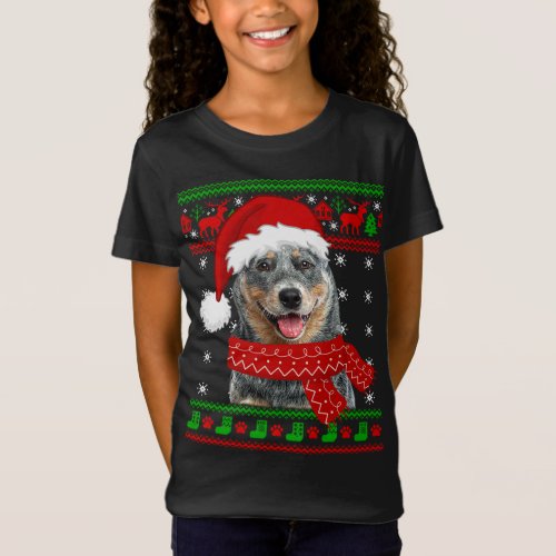 Australian Cattle Dog Ugly Sweater Christmas Puppy
