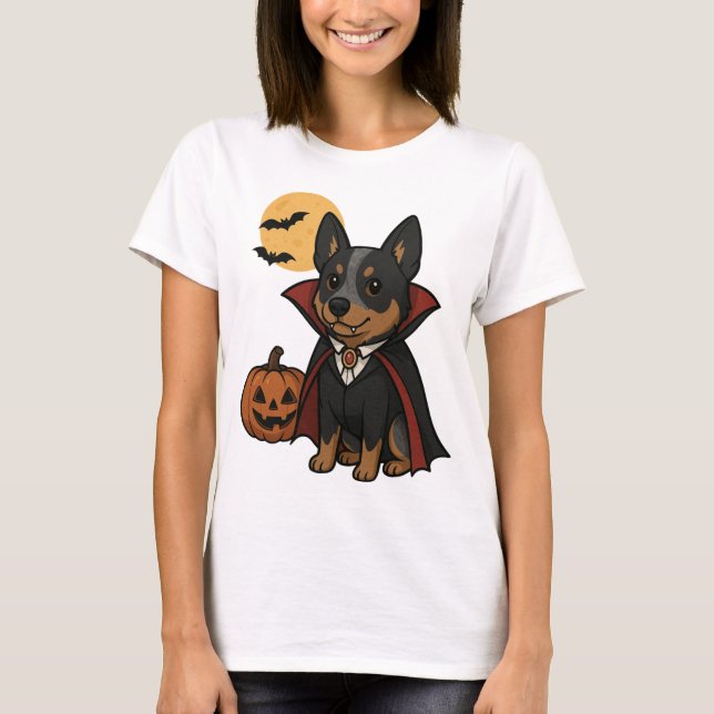 Australian Cattle Dog Vampire T-Shirt (Front)