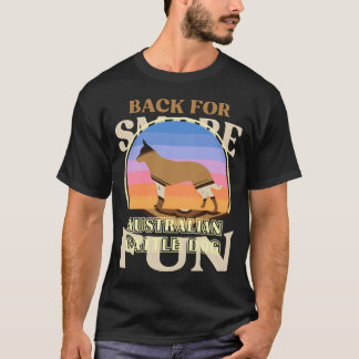 Australian Cattle Dog Vintage Sunset Dog T-Shirt