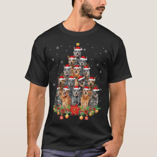 Australian Cattle Dogs Tree Christmas Sweater Xmas