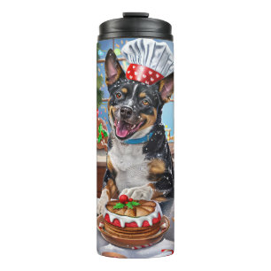 Australian Cattle Holiday Baking Festive Christmas Thermal Tumbler