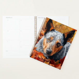 Australian Cattle in Autumn Leaves Fall Inspire Planner