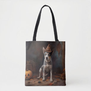 Australian Cattle Pumpkins Halloween Scary Tote Bag