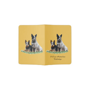 Australian Cattledogs Custom Passport Cover