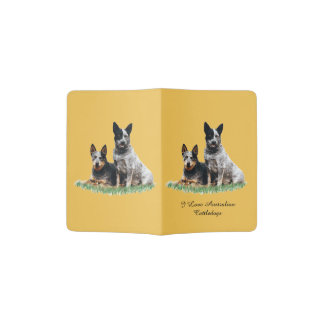Australian Cattledogs Custom Passport Cover