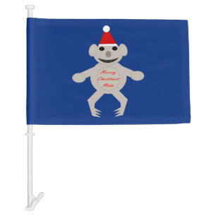 Australian Christ,as Koala Bear Custom Car Flag