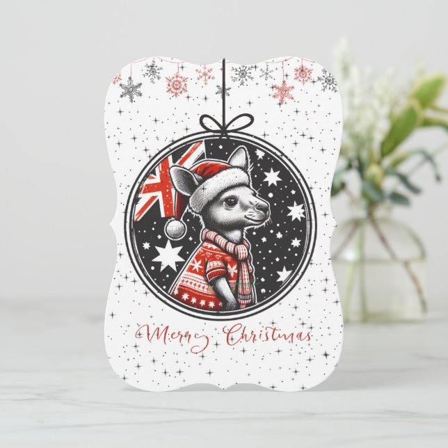 australian christmas card (Standing Front)