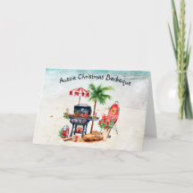 Australian Christmas Folded Holiday Card