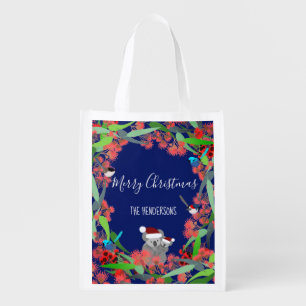 Australian Christmas Grocery Bag