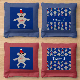 Australian Christmas Koala Bear Custom Cornhole Bags