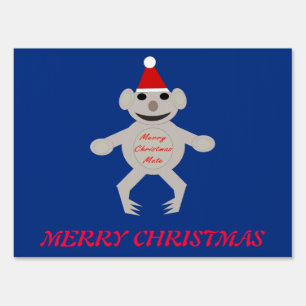 Australian Christmas Koala Bear Custom Yard Sign
