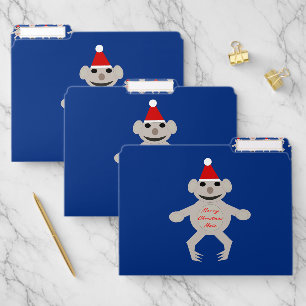 Australian Christmas Koala Bear File Folder