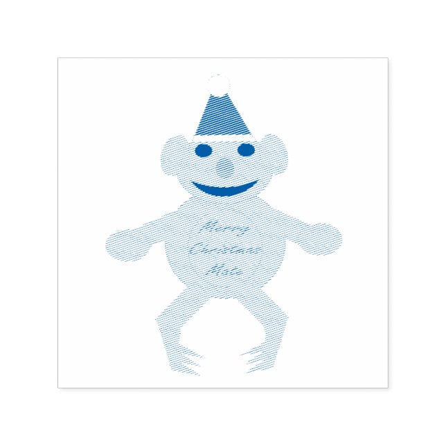 Australian Christmas Koala Bear Self Inking Stamp (Design)