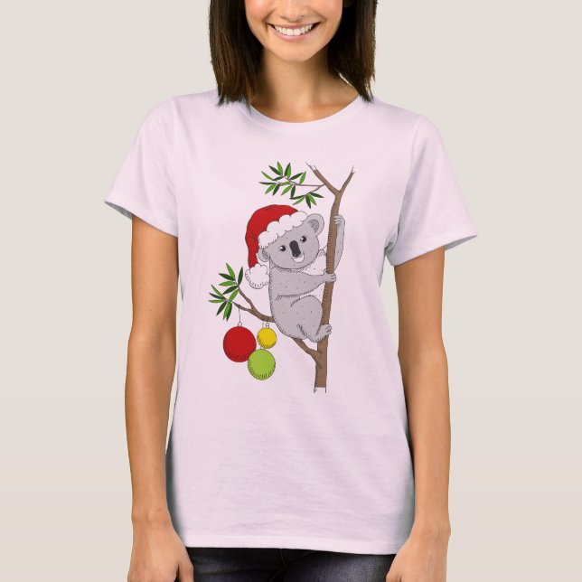 Australian Christmas Koala T-Shirt (Front)