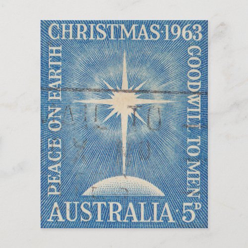 Australian  christmas postage stamp