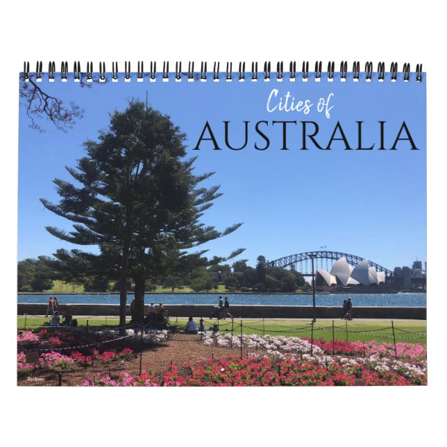 australian cities 2027 (with locations) calendar (Cover)