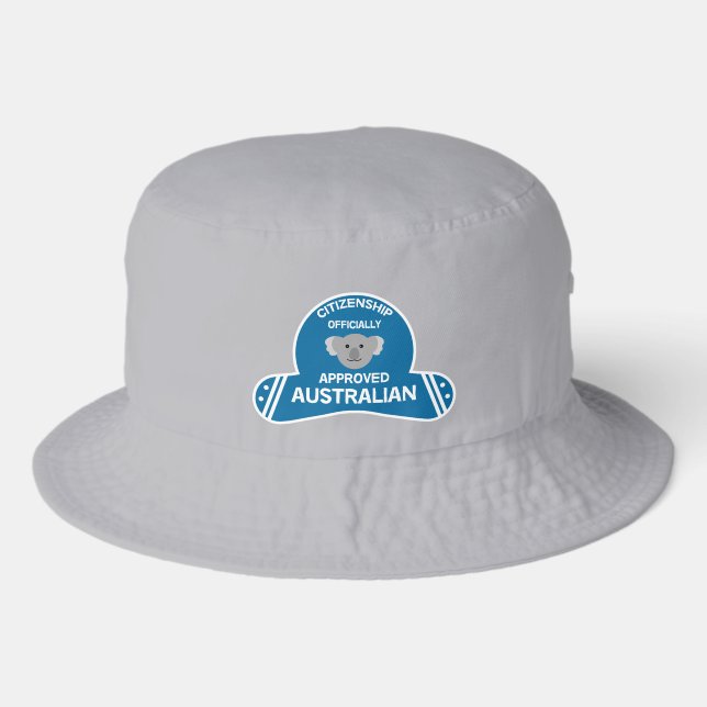 Australian Citizenship | Aussie Citizen Two-Tone C Bucket Hat (Front)