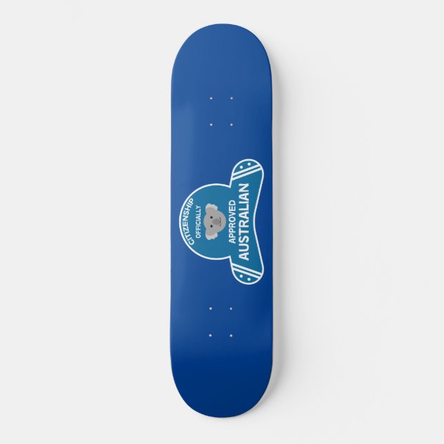 Australian Citizenship | Aussie Citizen Two-Tone C Skateboard (Front)