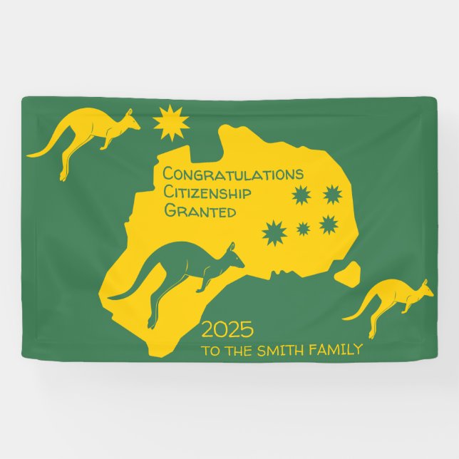Australian Citizenship Gift | Aussie Citizenship   Banner (Horizontal)