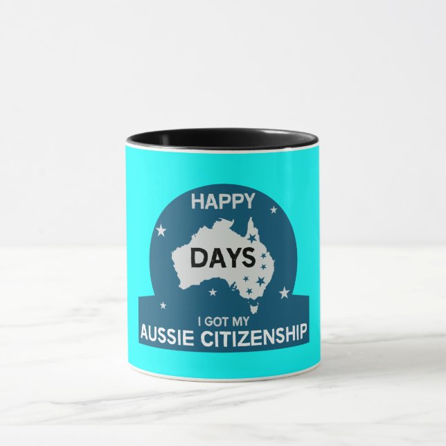 Australian Citizenship Gift | Aussie Citizenship  Mug (Center)