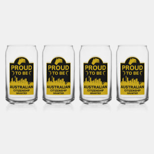 Australian Citizenship Gift Can Glass